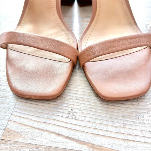 & Other Stories Tan Heeled Sandals - Picture 6 of 8